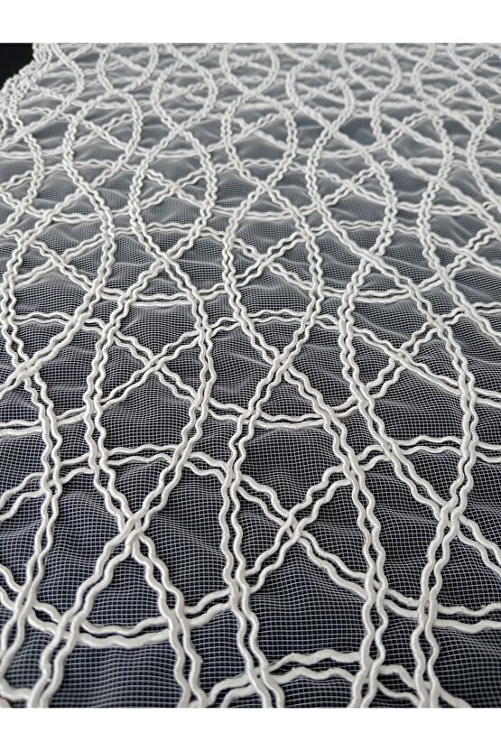 Fransız Dantel Detaylı Tek Runner, Masa Üzerine Runner, Masa Örtüsü