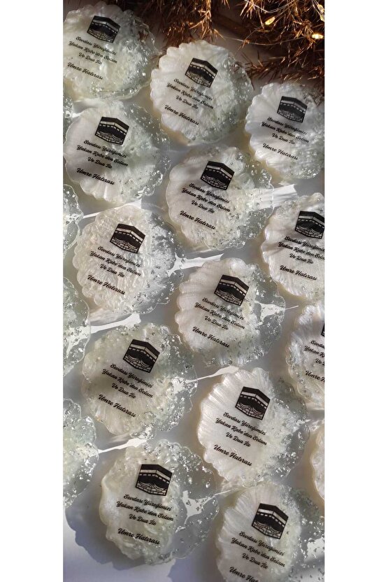 BİRGÜLCE 10 Adet Kabe Umre Hediyelik Magnet Özel Tasarım Hatıra Hediyelik