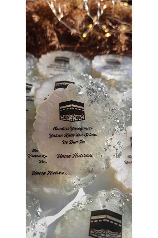 BİRGÜLCE 10 Adet Kabe Umre Hediyelik Magnet Özel Tasarım Hatıra Hediyelik