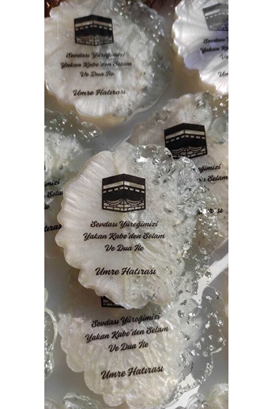 BİRGÜLCE 10 Adet Kabe Umre Hediyelik Magnet Özel Tasarım Hatıra Hediyelik