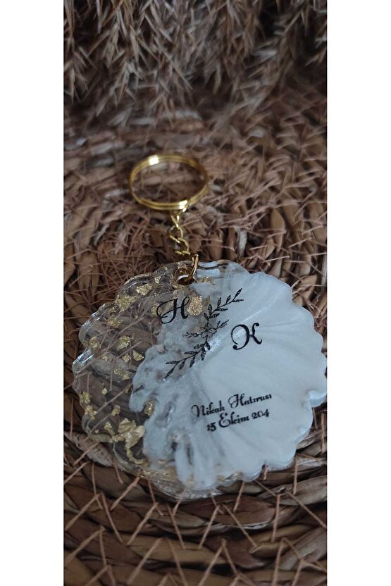 Epoksi Anahtarlık 15 Adet Söz Nişan Kına Nikah Mevlüt Doğum Günü Mezuniyet Özel Gün Hatıra Hediyelik