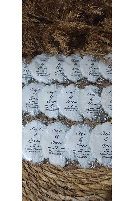 Epoksi Hediyelik Magnet 20li Söz Nişan Kına Nikah Mevlüt Doğum Günü