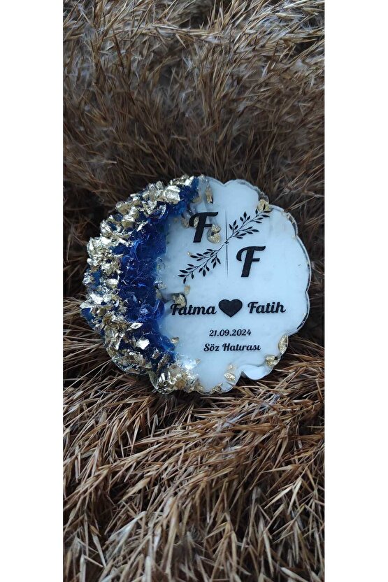 En Hayal Atölyem Epoksi Hediyelik Magnet 20 Adet Özel Tasarım Söz-nişan-nikah-kına-mevlüt-mezuniyet