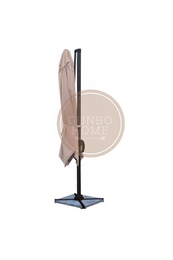 3 X 3 Kare Dev Bahçe Şemsiyesi Tam Rpofesyonel Bahçe Şemsiyesi Teras Şemsiyesi Muz Şemsiye Ampul