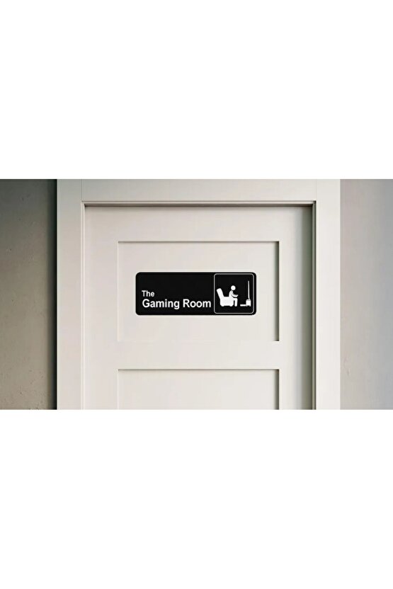 Gaming Room Sign - Oyuncu Odası Tabelası - Gamer Dekor - Oyunculara Özel