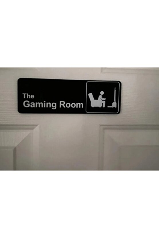 Gaming Room Sign - Oyuncu Odası Tabelası - Gamer Dekor - Oyunculara Özel