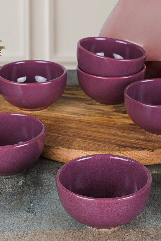 Bulut Kahvaltılık  Çerezlik  Sosluk  Reçellik Kase Mor 8 cm 6 Adet