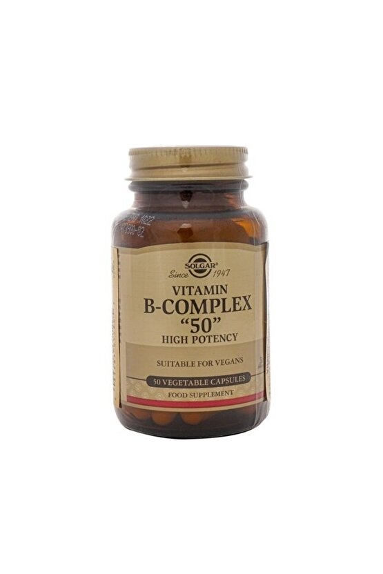 Vitamin B Complex 50mg 50 Kapsül