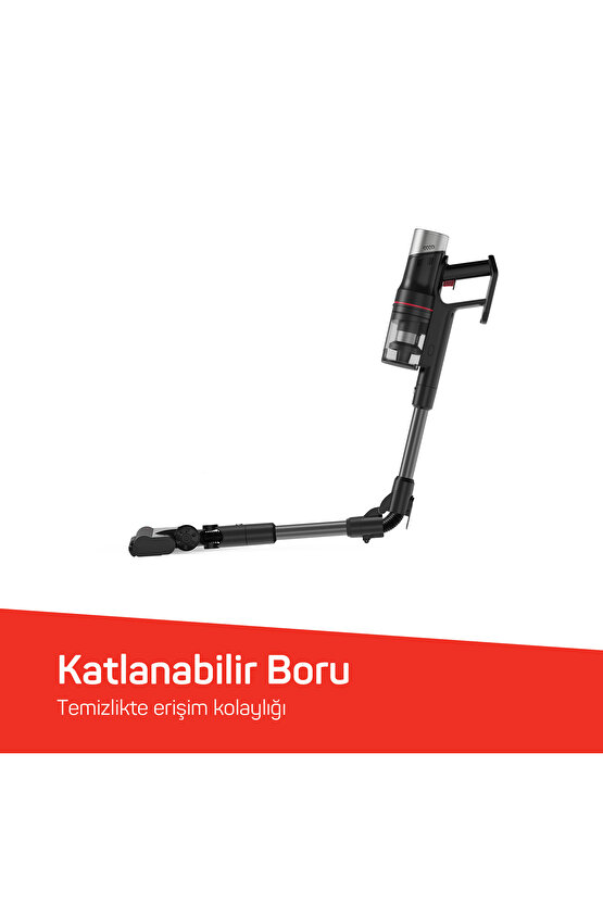 MagiClean HydroFlex Dikey Şarjlı Süpürge  Siyah - AR4210