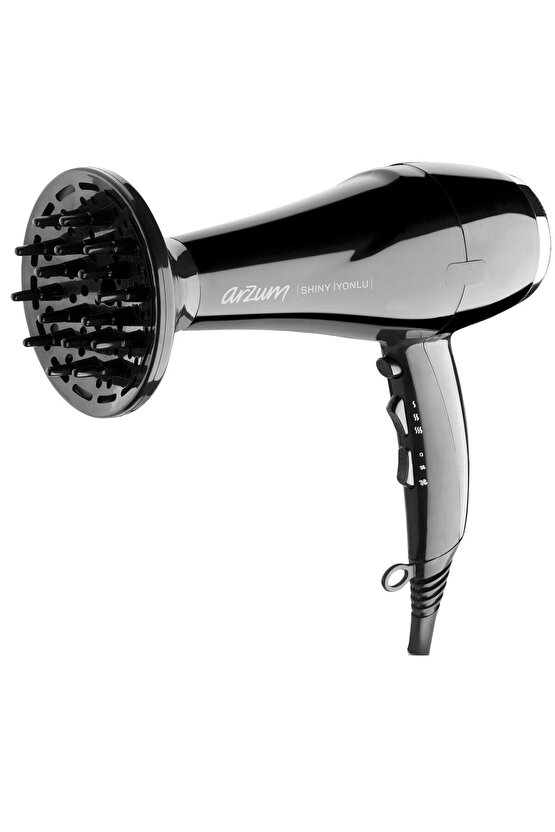 Shiny İyonlu Saç Kurutma Makinesi 2200W Siyah - AR5007
