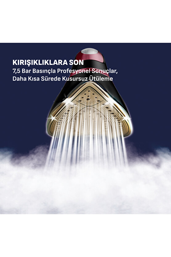 GV9230 Pro Express Protect 140 gr Sürekli ve 560 gr Şok Buharlı 2600 Watt Buhar Kazanlı Ütü