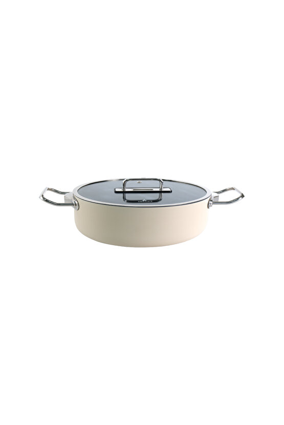 Colombus Crystal Kısa Tencere 28 Cm