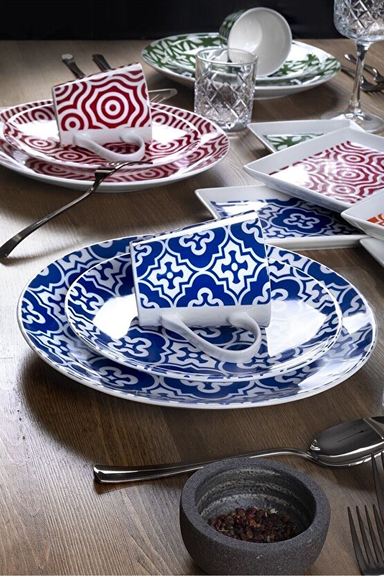 Casablanca 24 Parça İkram Set - 6 Renk