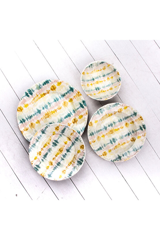 Tulu Deniz Yemek Seti 24 Parça Db1357