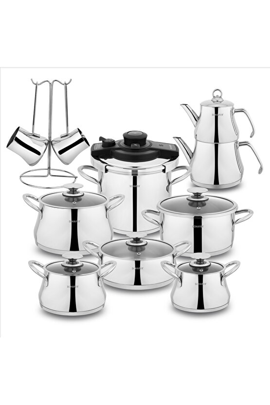 Caldron Çelik Çeyiz Seti 18 Parça-ınox
