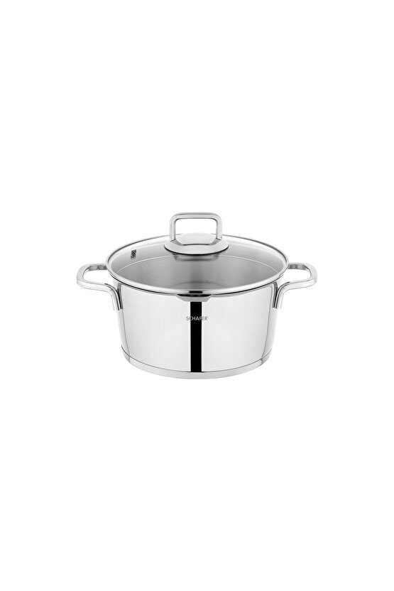 New Stahl Çelik Tencere Seti 8 Parça-Inox