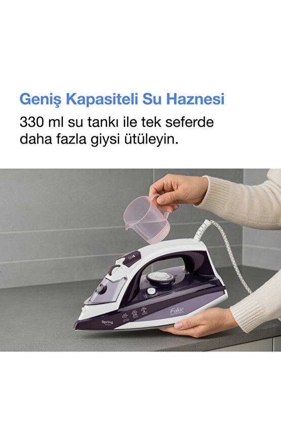 Spring Buharlı Ütü Mor