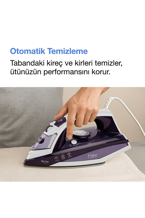 Spring Buharlı Ütü Mor