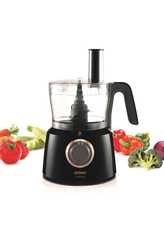 Maxthon Mutfak Robotu 1000W Siyah - AR1064