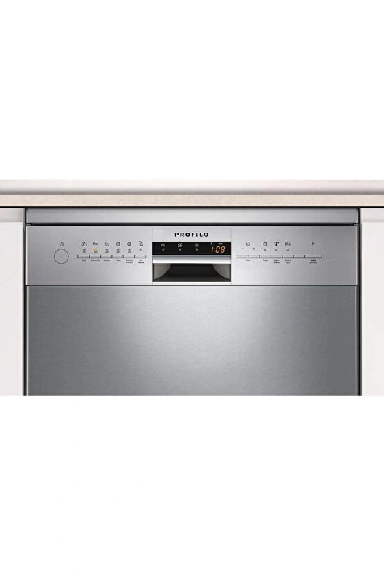 PROFİLO BM6380MA BULAŞIK MAKİNESİ 6 PRG. İNOX