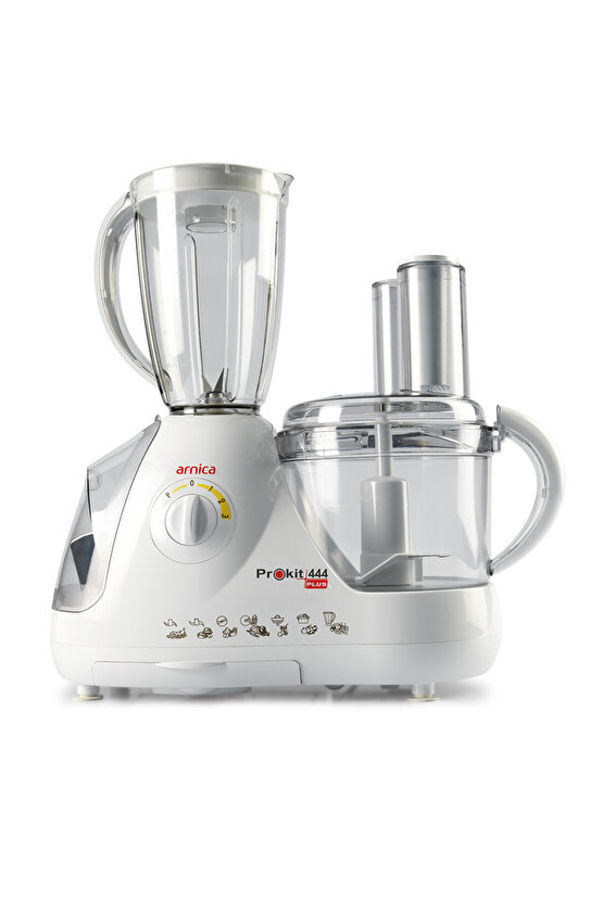 Prokit 444 Plus GH21020 Kompakt Mutfak Robotu Beyaz