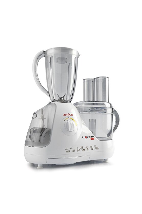 Prokit 444 Plus GH21020 Kompakt Mutfak Robotu Beyaz