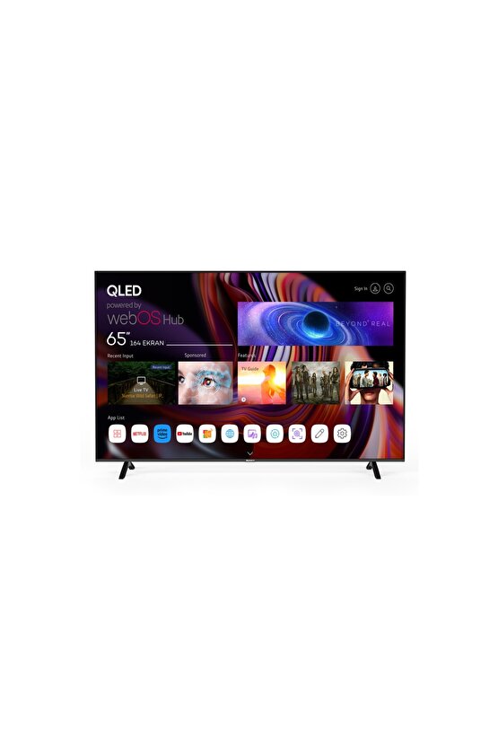 SN65QMN252 65 165 Ekran Frameless UHD 4K WebOS 2.0 QLED TV