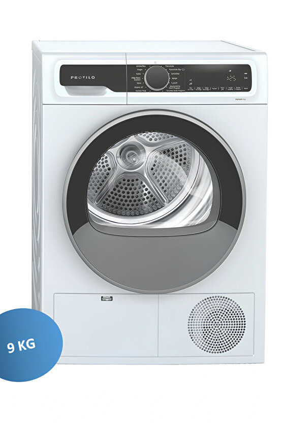 Çamşır Kurutma Makinesi 9 Kg Isı Pompalı KM9611CTR Uyumlu