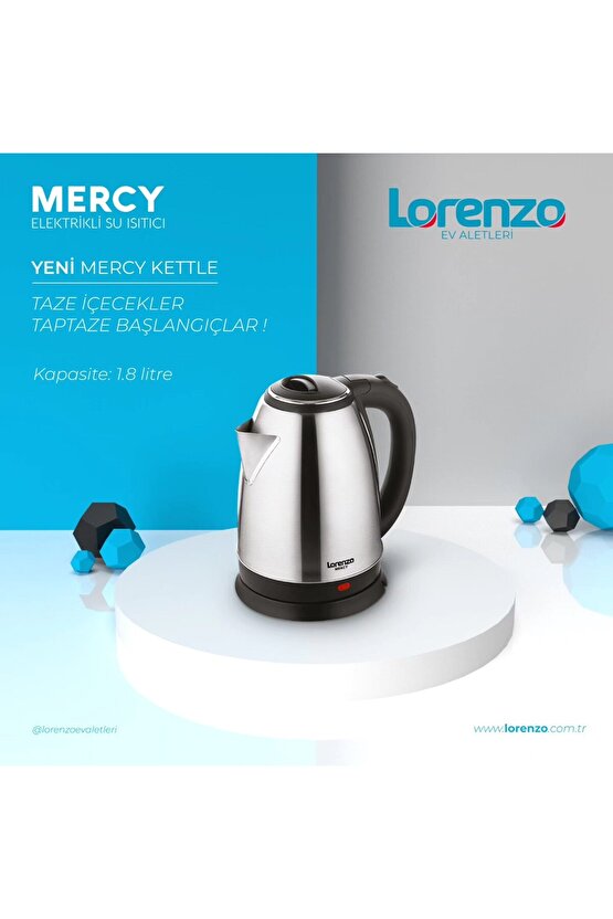 Mercy 1,8 L Çelik Kettle