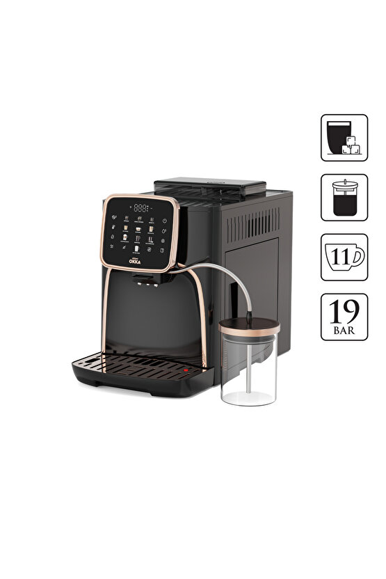 Okka Espresso Pro M Tam Otomatik Espresso Makinesi Bakır - OK0028-04