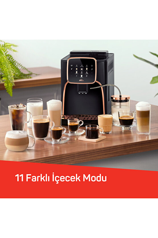 Okka Espresso Pro M Tam Otomatik Espresso Makinesi Bakır - OK0028-04