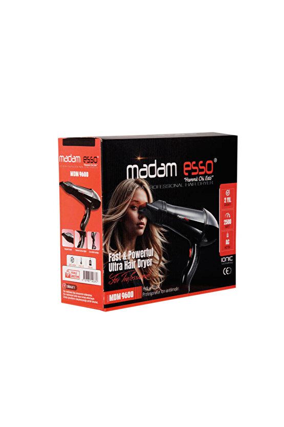 Mdm-9600 Profesyonel Fön Makinesi & Saç Kurutma Makinesi