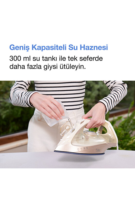 Glimmer Buharlı Ütü Beyaz