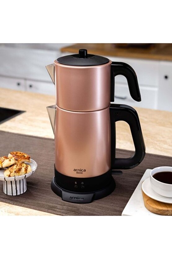 Demli Rose 1800 W Çelik Çay Makinesi IH33151