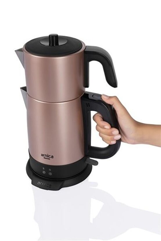 Demli Rose 1800 W Çelik Çay Makinesi IH33151