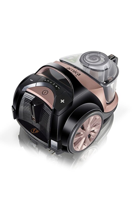 Tesla Premium ET14300 Koldan Kumandalı Turbo Başlıklı Toz Torbasız Elektrikli Süpürge Rose