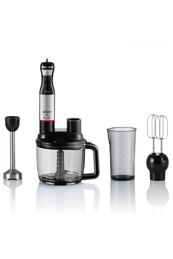 Forte Multi Blender Seti Tetikli Çalıştırma 1000W Siyah - AR1157-S