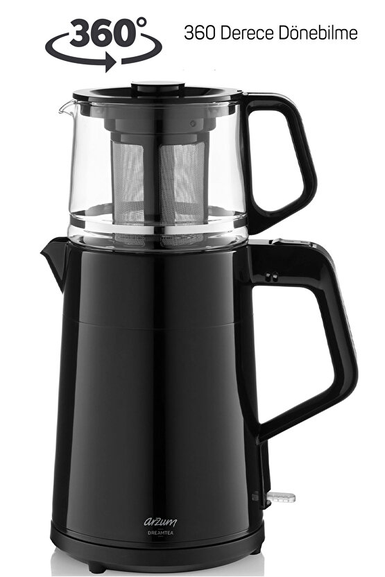 Dreamtea Çay Makinesi 1650W Siyah - AR3134