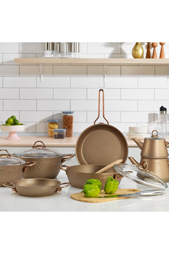 New Range Çeyiz Seti 11 Parça-Bakır