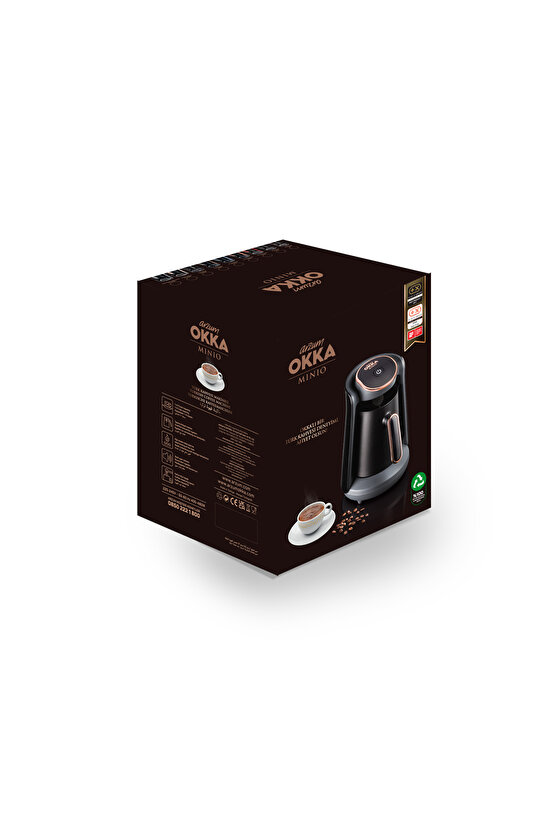 Okka Minio Türk Kahvesi Makinesi 4 Fincan Kapasiteli Bakır - OK004