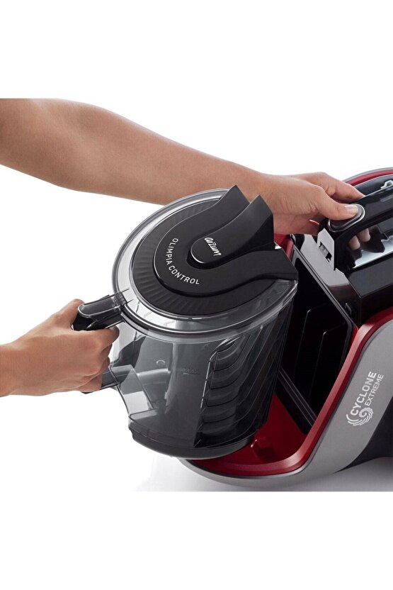 Ar4094 Olimpia Control Cyclone Filtreli Toz Torbasız Süpürge Gri