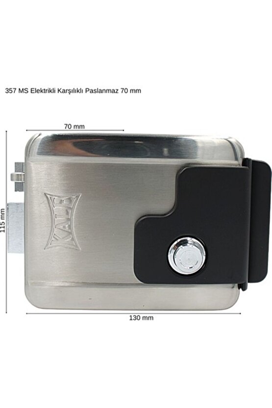 Elektriklii Otomat Butonlu Makaralı 357MS KROM