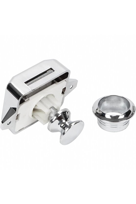 Karavan Kapı Dolap Çekmece Mobilya Yat Gemi Tekne Kilidi Krom