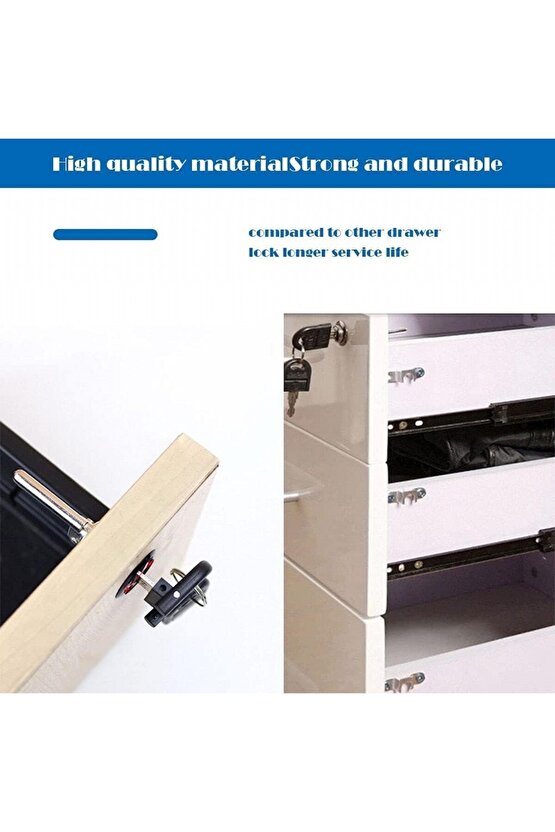 Çekmece Kilidi 288 D19 H20 Merkezi Kilit Seti