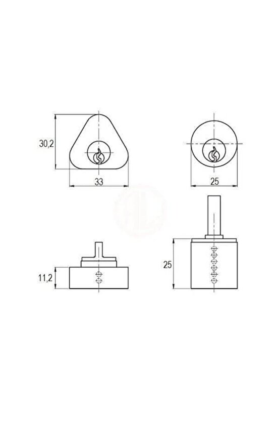 Ym-608 Tirajlı Borulu Barel Trajlı Kilit Bareli