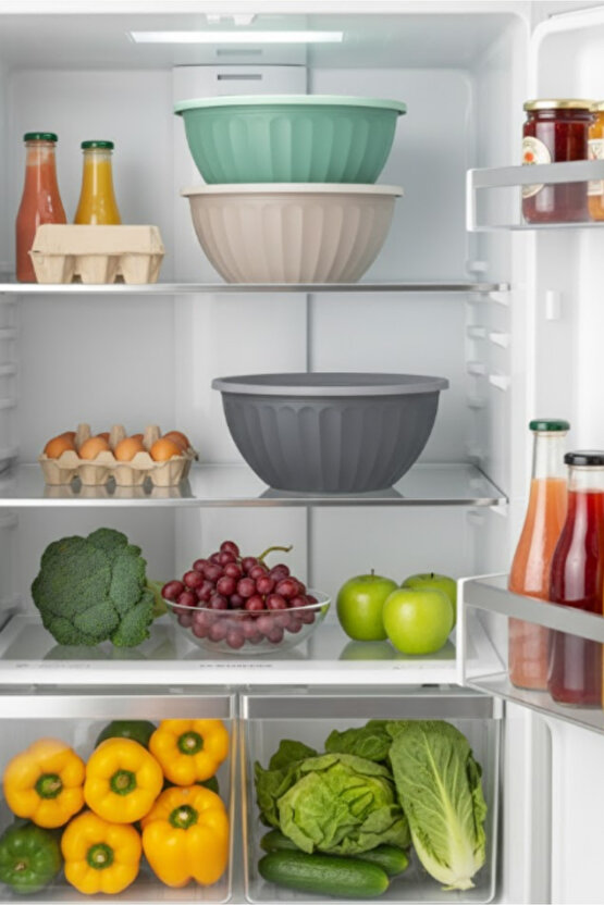 Latte Rendeli Karıştırma Kabı Saklama Kabı ve Mikser Kabı