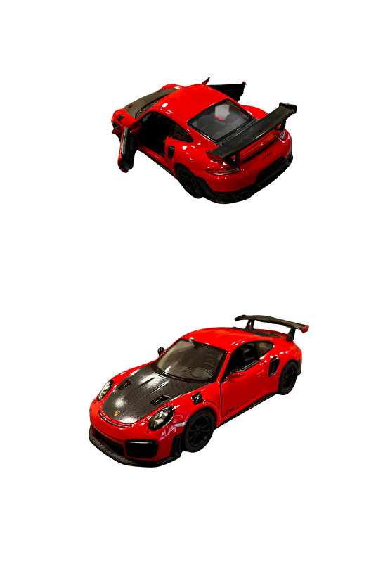 Die Cast Kinsmart Koleksiyonluk Gerçekçi Lisanslı Metal Porsche 911 Gt2 Rs 1:36 Model Araba
