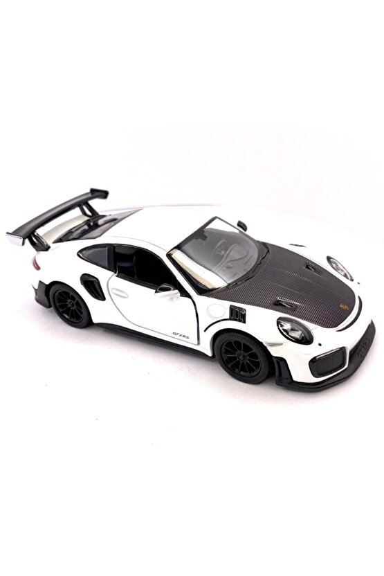 Çek Bırak Porsche 911 Gt2 Rs ( Beyaz ) Oyuncak Araba
