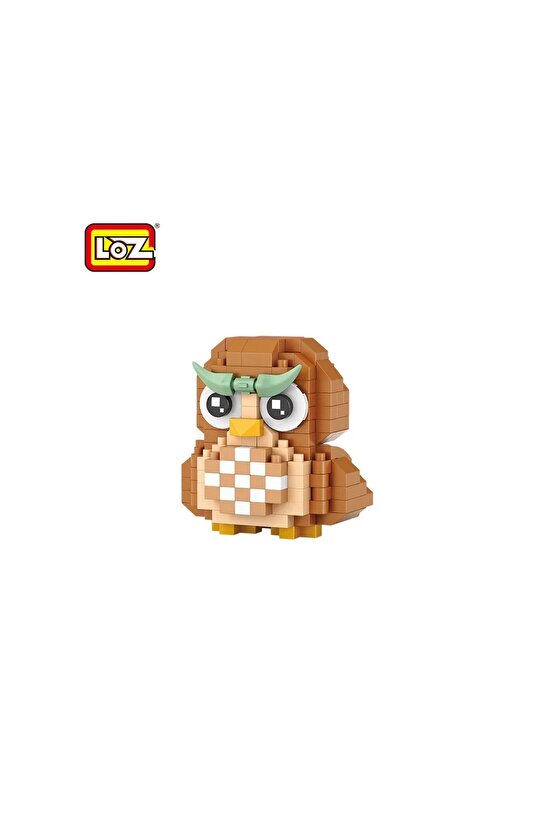 180 Parça LOZ Blok Oyuncak Mini Poşet Baykuş Figür