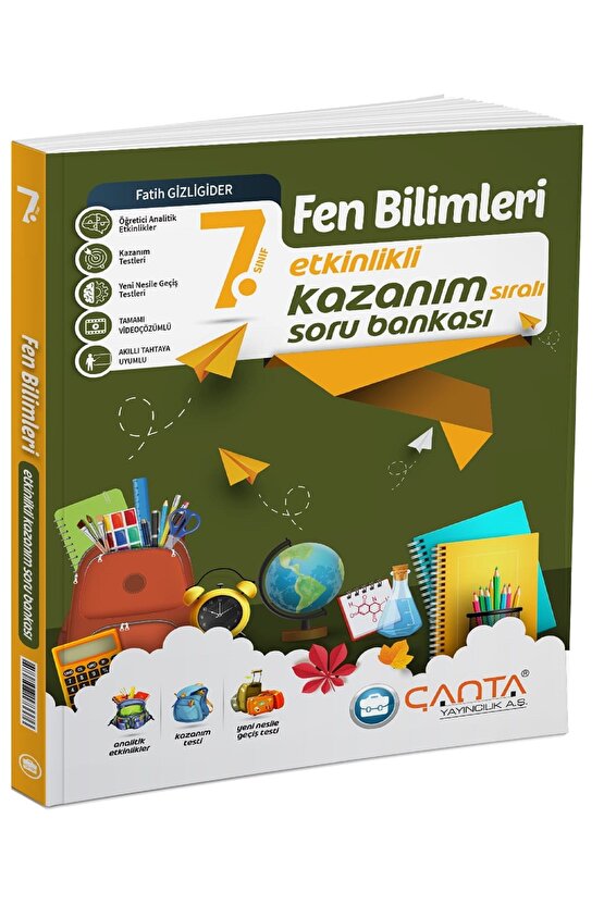 Çanta 2025 7. Sınıf Fen Bilimleri Etkinlikli Kazanım Soru Bankası